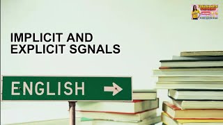 Explicit and Implicit Signals  definitions and examples [upl. by Rimola866]