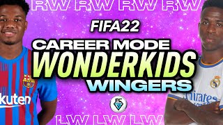 FIFA 22 CAREER MODE WONDER KIDS WINGERS [upl. by Columba]