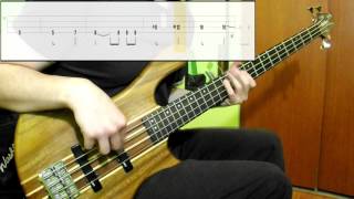 Audioslave  Like A Stone Bass Cover Play Along Tabs In Video [upl. by Yseulte]