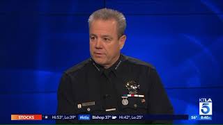 Im Disgusted by This LAPD Chief Speaks About Video of Officer Allegedly Fondling Dead Womans Br [upl. by Notsrik]