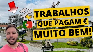 TRABALHOS PARA IMIGRANTES QUE PAGAM BEM EM PORTUGAL  2022 [upl. by Sivrup]