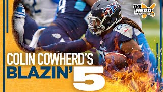 Blazin 5 Colin Cowherds picks for Week 17 of the 2020 NFL season  THE HERD [upl. by Almeta905]