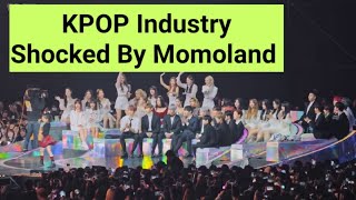 Blackpink Momoland twice bts at the same stage [upl. by Akemrej]