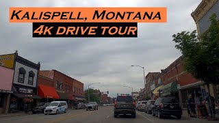 Kalispell Montana  4k Drive Tour  Dashcam [upl. by Keelby]