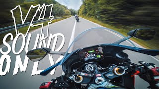 PURE SOUND of 2021 Aprilia RSV4 FACTORY RAW Onboard [upl. by Willis]