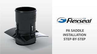 Flexseal  PA Saddle Installation [upl. by Nolyaw242]