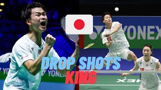 Yuta Watanabe  Drop Shots King  Badminton trickshots 2021 [upl. by Aymik]