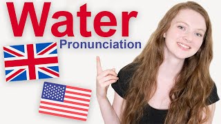 How to Pronounce quotWaterquot in British English and American English [upl. by Philo]