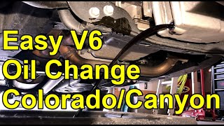 HOW TO Change Engine Oil on a 20152022 V6 Chevy Colorado  GMC Canyon The Best on YT [upl. by Anidnamra]