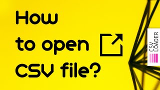 How to Open CSV file in Excel and Google Sheets [upl. by Gilles]