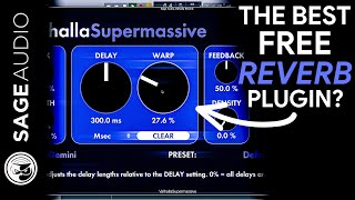 The BEST Free Reverb Plugin Valhalla Supermassive [upl. by Annait617]