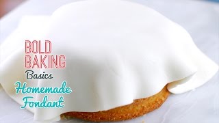 How to Make Fondant  Gemmas Bold Baking Basics Ep 12 [upl. by Lotsyrc]