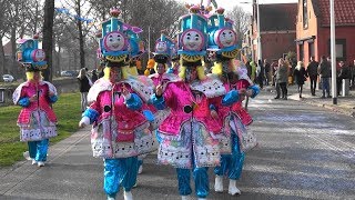 Carnavalsoptocht TerApel 2019 van CV De Kloosterwiekers [upl. by Alyekahs]