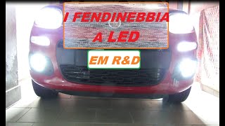 FIAT PANDA come installare i fendinebbia LED  How to install the front fog light in your PANDA [upl. by Telrats]