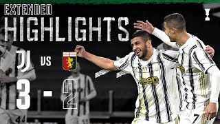 Juventus 32 Genoa  Rafia Debut Winner in Extra Time  EXTENDED Highlights [upl. by Sanderson418]