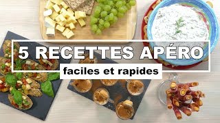 5 recettes amusebouches faciles et express à tester [upl. by Blair258]