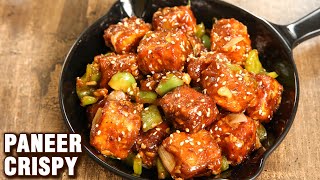 Restaurant Style Paneer Crispy Recipe  How To Make Paneer Crispy  Indo Chinese Recipe  Tarika [upl. by Duvall91]