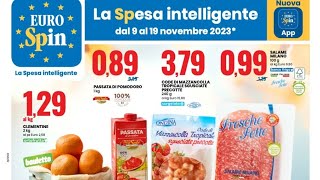 Volantino EUROSPIN🛒 dal 9 al 19 Novembre 2023 [upl. by Selma65]