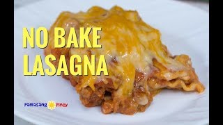 No Bake Lasagna Pinoy Style [upl. by Ithsav988]