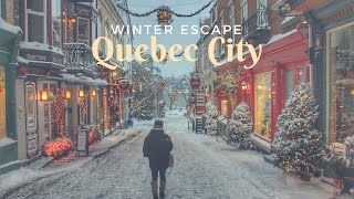 Winter Escape Christmas in Quebec City [upl. by Ocin25]