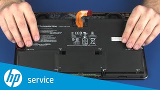 Replace the Battery  HP Spectre Notebook  HP Support [upl. by Cortney95]