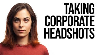 How to Shoot Corporate Headshot Photography [upl. by Bernadene]