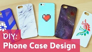 5 DIY Phone Case Designs  Sea Lemon [upl. by Rossy]