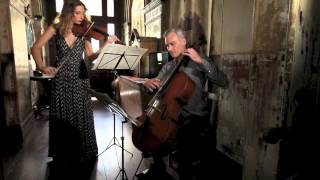 Bach Arioso  Stringspace  Violin amp Cello duo [upl. by Edwyna]