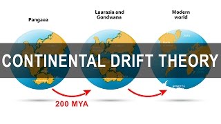 Continental Drift Theory  Alfred Wegener  Pangea  Gondwanaland [upl. by Balmuth16]