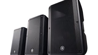 Yamaha DBR Series Powered Loudspeakers A First Look [upl. by Eidnarb]