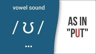 Vowel Sound  ʊ  as in quotputquot  American English Pronunciation [upl. by Enirrok]