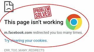 This page isn’t working  try clearing your cookies  how to fix this page isn’t working  Coockies [upl. by Sucramrej]