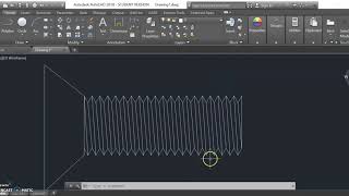 Threads in AutoCAD [upl. by Odrawde]