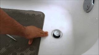 How To Replace A Bathtub Drain Stopper Toe Touch [upl. by Maurita197]