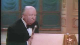 Alfred Hitchcock receiving the Irving G Thalberg Memorial Award [upl. by Clava758]