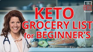 🥑🥩🥚Keto Grocery List for Beginners 🥑🥩🥚 [upl. by Nhepets]