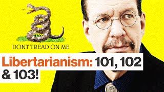 Penn Jillette on Libertarianism Taxes Trump Clinton and Weed  Big Think [upl. by Schechinger]