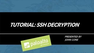 Tutorial SSH Decryption [upl. by Ellierim]