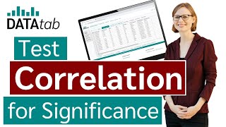 Test correlation for significance [upl. by Concordia]