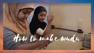 How to Make WuduAblution the Correct Way by Hafsa and Mariya [upl. by Nami]