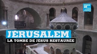 Jérusalem  la tombe de Jésus restaurée [upl. by Aicnelav]