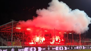 26102021 VfR Aalen  SSV Ulm 12 Pyro amp Support [upl. by Katrinka]