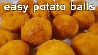 Crispy Potato Balls recipe  The Ultimate Easy Snack  Deliciously Golden amp Irresistible [upl. by Adnawaj]