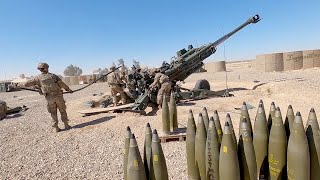 Soldiers Hone Skills on M777 Howitzer Artillery [upl. by Arremat951]