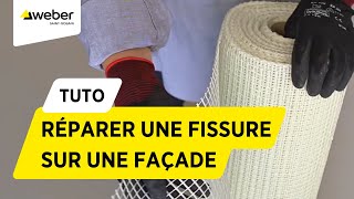 Comment réparer une fissure sur une façade   Weber [upl. by Bidget]