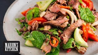 Ultimate Thai Beef Salad  Marions Kitchen [upl. by Dnalon423]