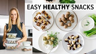 HEALTHY SNACKS  to meal prep for the week super easy [upl. by Darian]