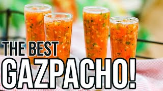 GAZPACHO Easy No Cook Recipe [upl. by Oflodur]