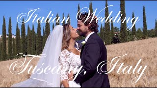 PROPOSAL amp ITALIAN WEDDING IN TUSCANY ITALY [upl. by Assed]