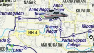 Chennai Metro Route Map [upl. by Harpp697]